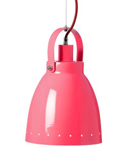 Metall Hängelampe in pink auf www.mina-lola.com von Done by Deer