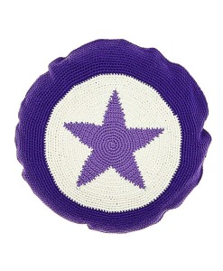 Kissen Stern lavendel auf www.mina-lola.com von smallstuff