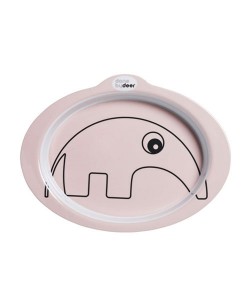 Kinderteller Contour rosa auf mina-lola.com von done by deer