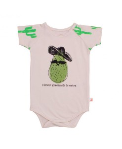 Kurzarm Body Kaktus-Avocado auf mina-lola.com von Noe&Zoe