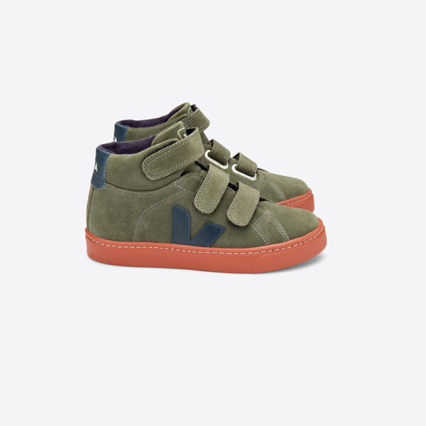 V-10 Winter Sneaker Kids Suede Mud Nautico Rust Sole Veja V-10 Winter Sneaker Kids Suede Mud Nautico Rust Sole Veja auf www.mina-lola.com