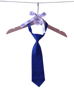 Krawatte Tupf in blitzblau auf www.mina-lola.com