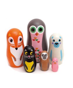 Matroschkas Animals II von Omm design auf www.mina-lola.com