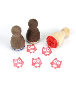 Ministempel Eule auf www.mina-lola.com von stemplino
