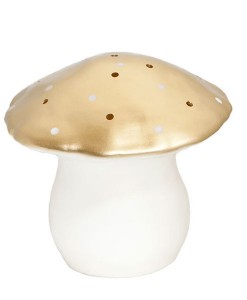 Nachtlicht Pilz in gold auf www.mina-lola.com
