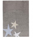 Teppich mit 3 Sternen blau auf www.mina-lola.com von Lorena Canals