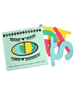 DIY Buchstabengirlande bunt auf www.mina-lola.com von Omm Design