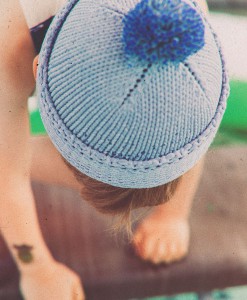 Baby Beanie hellblau auf www.mina-lola.com von Noe & Zoe