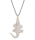 Kette weißer ALLIGATOR auf www.mina-lola.com von A Mini Penny