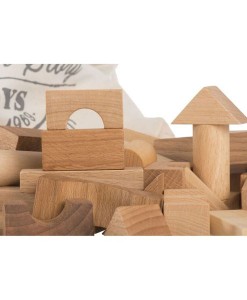 50 Holzbauklötze natur auf mina-lola.com von Wooden Story