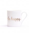 Tasse BE HAPPY auf mina-lola.com von Eulenschnitt