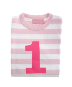 Geburtstagsshirt 1 pink-weiß auf mina-lola.com von Bob&Blossom