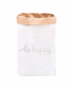 Papiersack Be happy auf mina-lola.com von Eulenschnitt