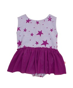 Baby Dress purple stars auf mina-lola.com von Noe&Zoe