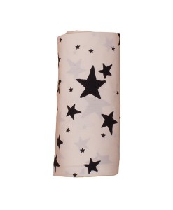 Leintuch schwarze Sterne auf mina-lola.com von Noe&Zoe