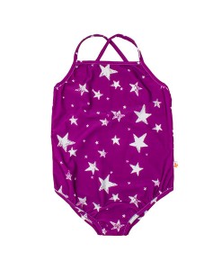Badeanzug lila mit Sternen auf mina-lola.com von Noe&Zoe