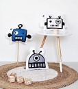 Kissen Roboter grau auf mina-lola.com von ohh noo