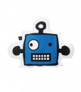 Kissen Roboter blau auf mina-lola.com von ohh noo