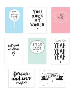 Poster-Lightbox Sheets Love auf mina-lola.com von a little lovely company