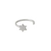 Ring STAR in silber Design Letters auf www.mina-lola.com
