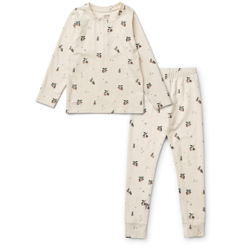 Pyjama aus Bio-Baumwolle mit Mandarinen Print WILHELM Liewood