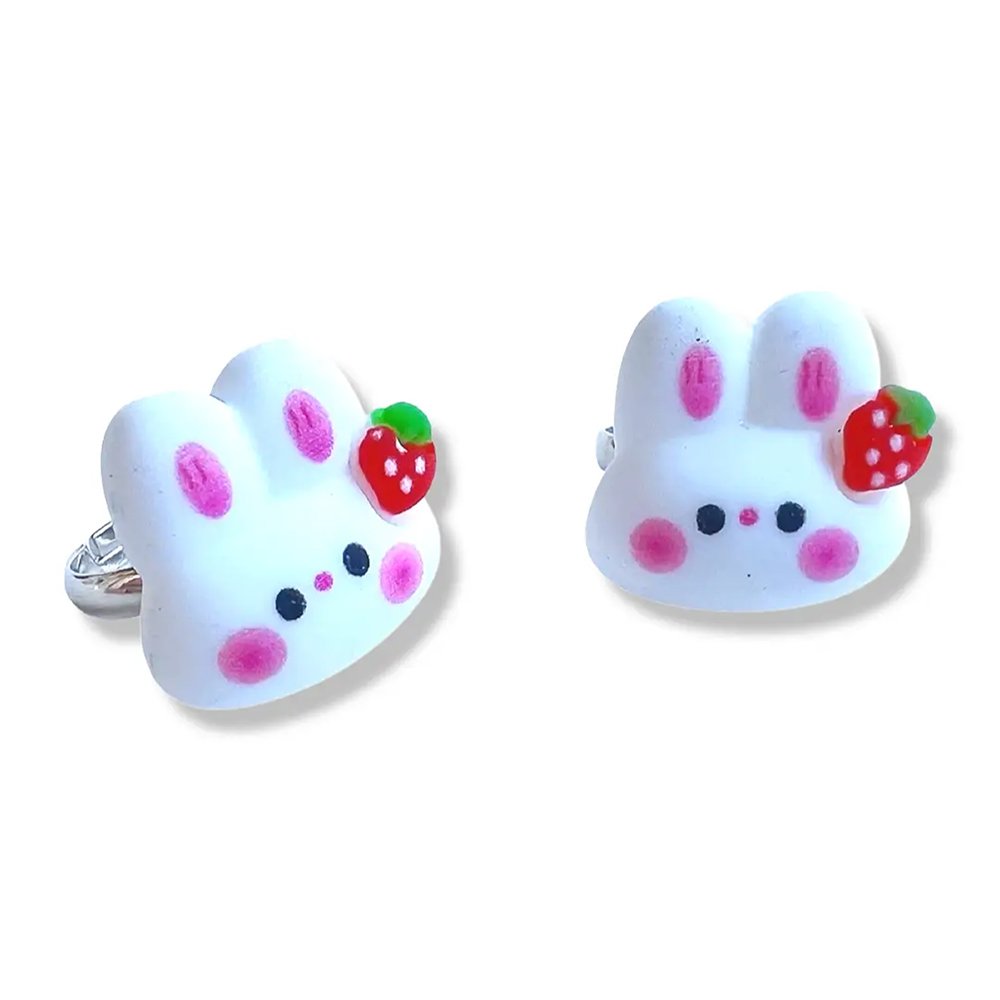 kinderring bunny erdbeere pop cutie auf www.mina-lola.com