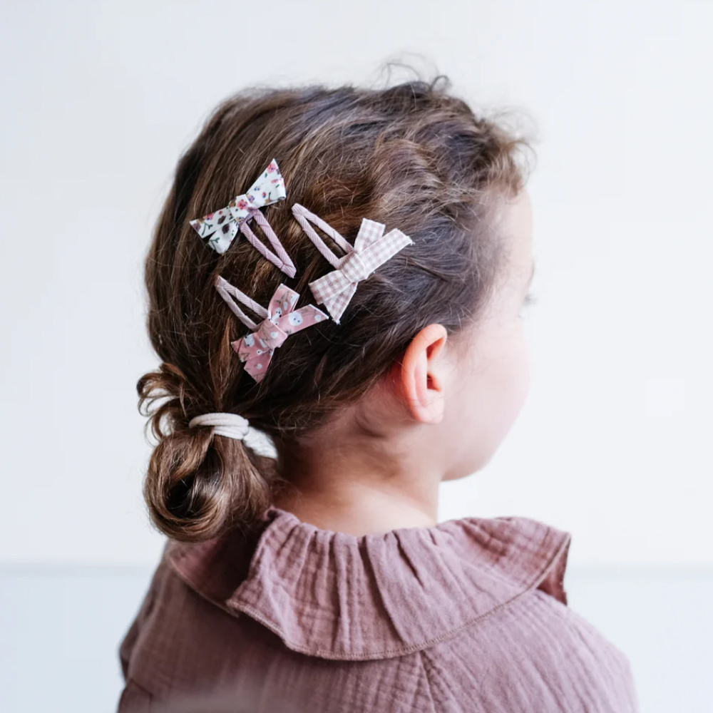 Mädchen mit Haarspangen Mini-Blumen-Prärie Mimi & Lula
