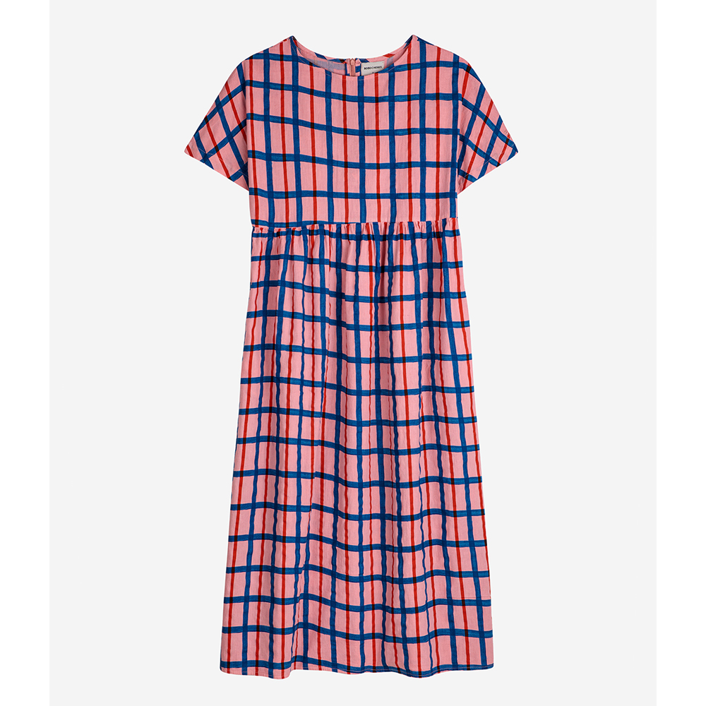 Kleid Multicoloured checked print Bobo Choses Adults