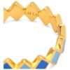 Innenansicht Ring Confetti BLUE Vergoldet Detail LULU