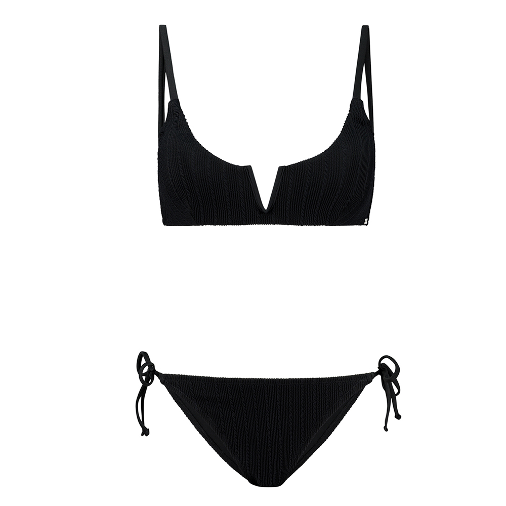 Bikini Set LEAH STRUCTURE black malta Shiwi