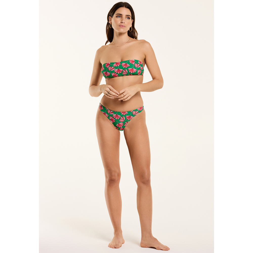 Dame mit Bikini Set LOLA tropic green Shiwi