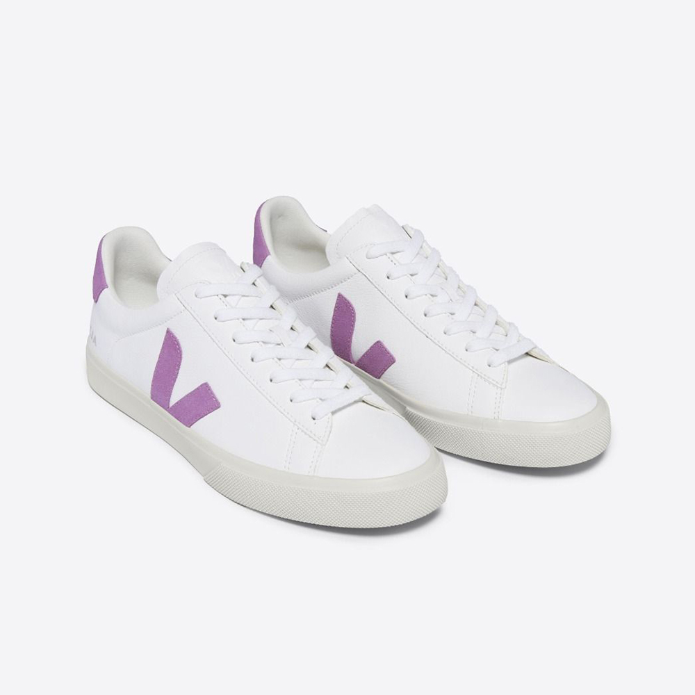Sneaker CAMPO Chromefree Leather White Mulberry Veja
