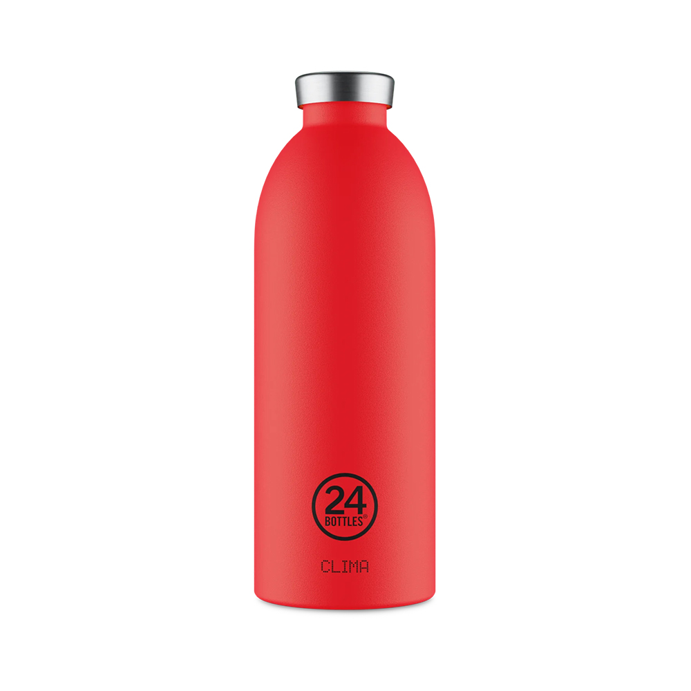 24bottles Thermosflasche HOT RED aus Edelstahl 850ml
