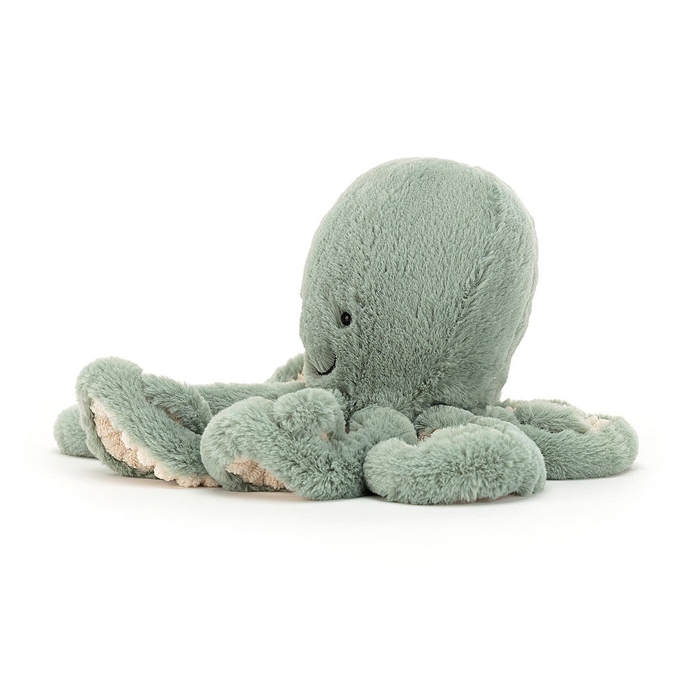 Seitenansicht Stofftier Odyssey Octopus Little Jellycat